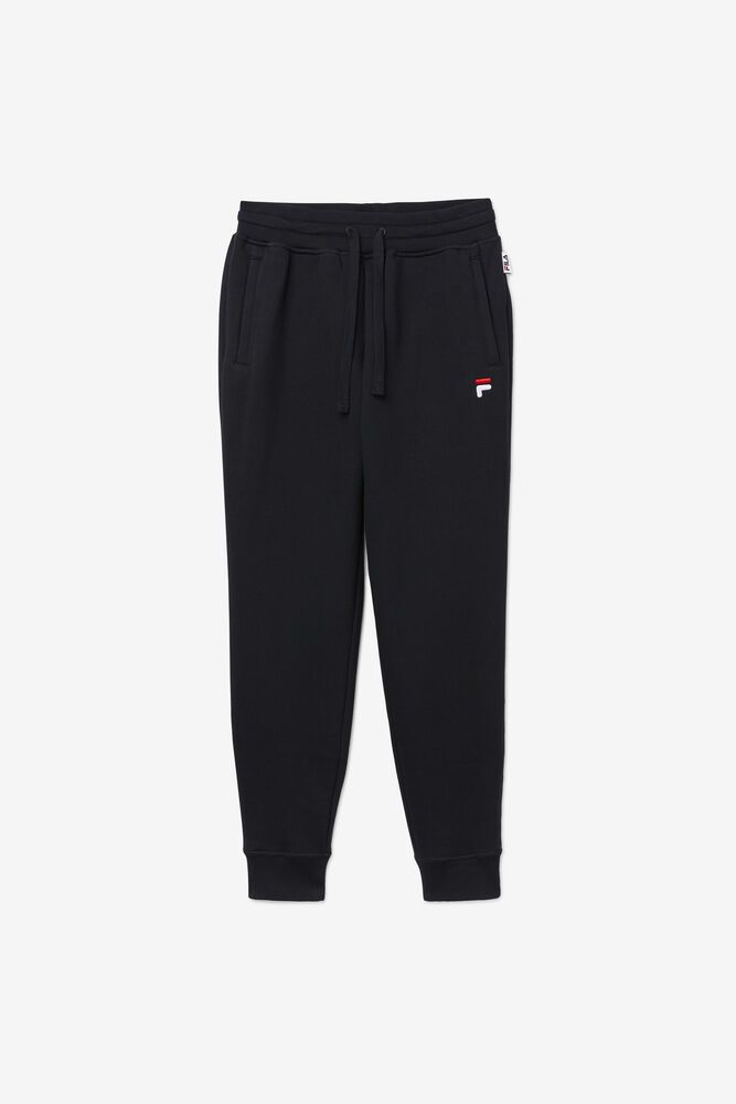 Fila Miesten Housut Chardon Jogger Mustat - RBHF-24597